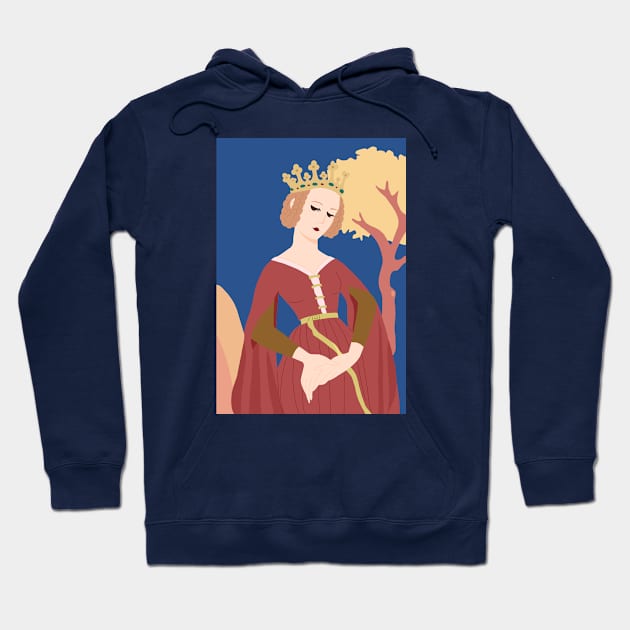 Art Deco Marjorie Bruce illustration Hoodie by MariOyama